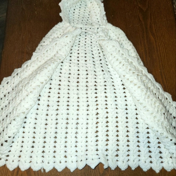 Handmade Other - Handmade Crocheted Baby Christening Cape
